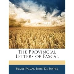 The Provincial Letters of Pascal