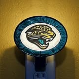 Art-Glass Nightlight-Jaguars