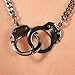 Caine's handcuff Necklace - Silver