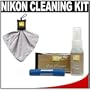 Nikon Cleaning Combo Kit: Nikon 3-Piece Lens Cleaning Kit + Spudz Microfiber Lens Cloth for D700, D300, D90, D60, D5000, D40, D3, D3x, D300s, D3000 & D3100 Digital SLR Cameras, Lenses, Binoculars & Scopes