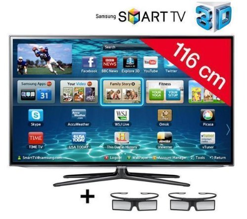 SAMSUNG Televisor LED Smart TV 3D UE46ES6300