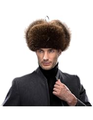 Apparel: URSFUR Mens Beaver Russian Trooper Hat Winter Fur Cap - Shijiazhuang Starway Imp&Exp Trading Co,.Ltd.