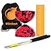 Harlequin Diabolo Set, Metal Diabolo Sticks, Diablo String & Bag (R/Bk)