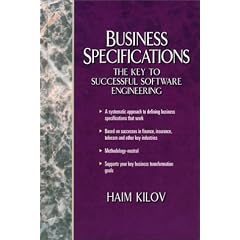 Business Specifications: The Key to Successful Software Engineering