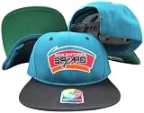 San Antonio Spurs Teal/Black Two Tone Plastic Snapback Adjustable Plastic Snap Back Hat / Cap