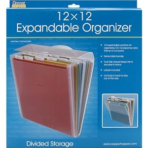 Advantus-Cropper-Hopper-Expandable-Paper-Organizer-Frost-12-Inch-by-12-Inch