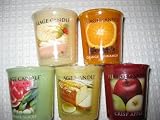 �yVILLAGE CANDLE�z�t���[�c�L�����h���@���H�e�B���T�C�Y5�Z�b�g�@MADE IN U.S.A
