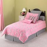 3 pc Twin Size Bedding Bed in a Bag Comforter Set - Southern Textiles Cleo  ....