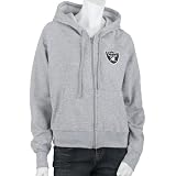 5th and Ocean Oakland Raiders Ladies Fleece Long Sleeve Zip Front Hooded Top by 5th & Ocean