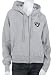 5th & Ocean Oakland Raiders Ladies Fleece Long Sleeve Zip Front Hooded Top