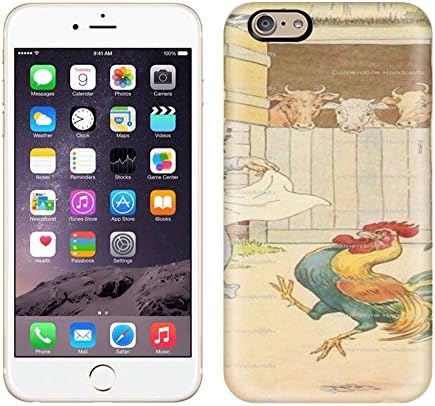 Loving Pop Cock a Doodle Doo VINTAGE Nursery Rhyme Art Print phone case for iphone 6