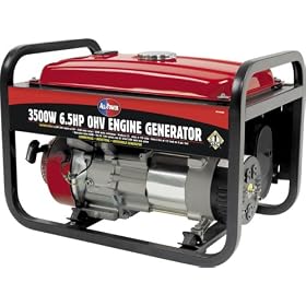 All Power America APG3008 3,500 Watt 6.5 HP OHV 4-Cycle Gas Powered Portable Generator (Non-CARB Compliant)
