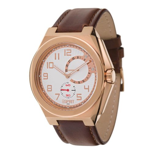 Esprit Herren-Armbanduhr Fine Craft Rose Brown ES101931003