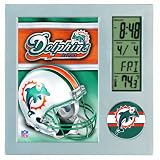 NFL Miami Dolphins Digital Desk Clock