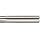 Alvord Polk 127-S-19 High-Speed Steel Chucking Reamer Set, Straight Flute, Uncoated Finish, 14-Piece, 1/8 Inch - 1/2 Inch Oversize and Undersize