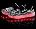 Santiro Children's Light up Shoes for Boys Girls Kids Athletic Shoes Fashion Sneakers LED Light Breathable Sneakers SSK006B1-33