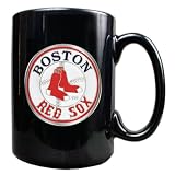Boston Red Sox 15-Ounce Black Ceramic Mug