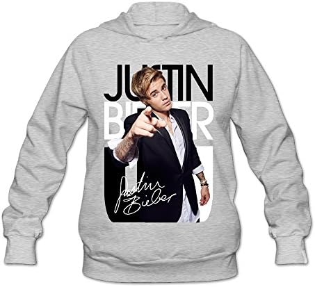 Boro Lin Women's What Do You Mean Justin Bieber Hoodies Size XL Ash