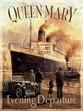 Kevin Walsh Queen Mary Evening Departure Large Metal Sign