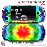 Tie Dye WraptorSkinz Skin and Screen Protector Kit fits Sony PSP 3000