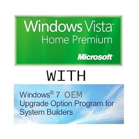 Windows Vista Home Prem SP1 64-bit for System Builders - 1 pack - with Free Windows 7 Upgrade Coupon