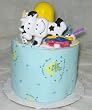 1 Tier Nursery Rhymes Baby Diaper Cake