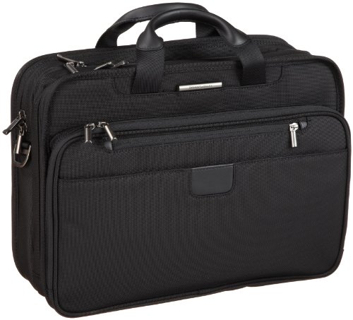Briggs & Riley 17 Inch Executive Clamshell Briefcase,Black,12.5x17x7.3 On Sale