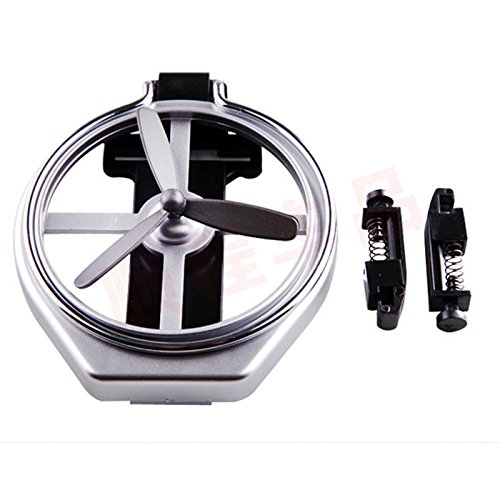 Aulyn Stainless Steel Folding Car Drink Holder Car Air Outlet Fan Insert Bottle Cup Holder Silver Color