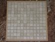 1 x 1 Beige Marble Honed Mosaic on 12x12 Meshed Sheet For Kitchen Bathroom Backsplash, Shower Walls & Flooring