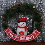 St. Louis Cardinals Snowman LED Wreath