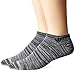 adidas Men's Originals No Show Socks (2 Pack), Space Dye Print/White/Solid Grey Free run, One Size