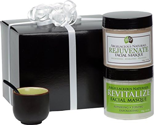 Argillaceous Naturals Revitalize and Rejuvenate Face Mask Gift Set (4 Items)