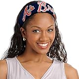 MLB Atlanta Braves Ladies Navy Blue FanBand Jersey Headband