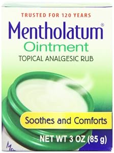 Mentholatum Ointment, 3-Ounce (85 g) (Pack of 4)