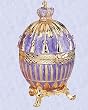 Digital Angel s Royal Purple crown Enameled Faberge Egg decor