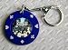Beatles Novelty $100 Poker Chip Keyring - Blue