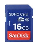 SanDisk 16 GB Class 2 SDHC Flash Memory Card SDSDB-016G-A14F