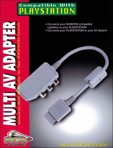Pelican PL341 PS2/PS One/PSX S-video & A/V Cable