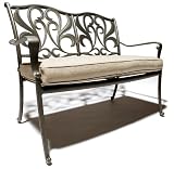 Strathwood Bainbridge Cast Aluminum Garden Bench