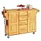 Large Cart With Wood Top - Natural