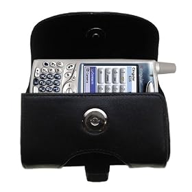Horizontal Leather Case with Belt Clip / Loop for the Sprint Treo 650