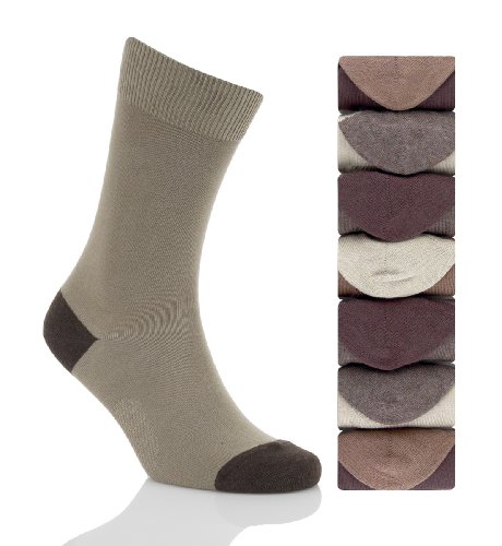 7 Pairs of Freshfeet Socks with Silver Technology