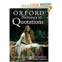 The Oxford Dictionary of Quotations