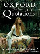 The Oxford Dictionary of Quotations