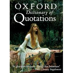 The Oxford Dictionary of Quotations
