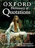 The Oxford Dictionary of Quotations