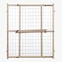 North States Wire Mesh Gate 32" Tall Wood/Pressure Mount