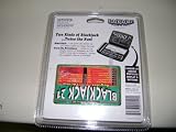 Blackjack 21 Handheld Game Featuring 2 Game Modes