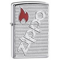 Zippo Bolted Armor High Polish Chrome Pocket Lighter