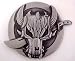 Cool Antiqued Medieval Dragon Skull W/ Knife Belt Buckle